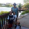 Canton, Ohio.2013. Hanging out with grandsons, Myles, Jayden and Mason